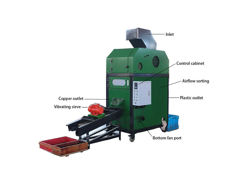 MX-100 Mini 30kg/h Copper Wire Granulator